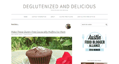 Desktop Screenshot of deglutenizedanddelicious.com